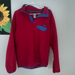 Patagonia Women’s hot pink pullover size L